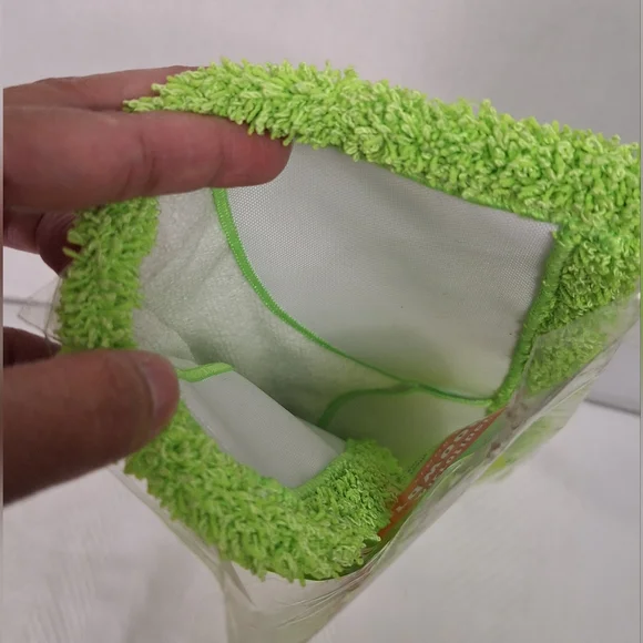 1pc Scotch Brite Microfiber Hardwood Floor Mop Cover Wrap Around Edge Lime Green - Picture 13 of 13